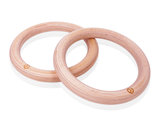 Turnringe aus Holz 28 mm - inklusive verstellbarer Riemen und Tragetasche | StreetGains®_