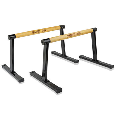 Parallettes aus Holz - Mittel | StreetGains® Parallettes aus Holz - Mittel | StreetGains®