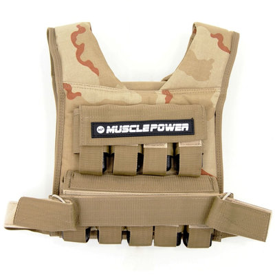 Gewichtsweste 20KG Camo | Muscle Power® Gewichtsweste 20KG Camo | Muscle Power®