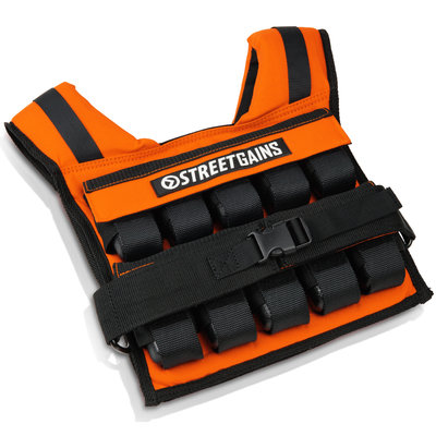 Gewichtsweste 20KG Orange PRO | StreetGains® Gewichtsweste 20KG Orange PRO | StreetGains®