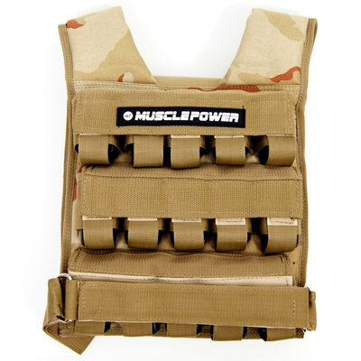 Gewichtsweste 30KG Camo | Muscle Power® Gewichtsweste 30KG Camo | Muscle Power®