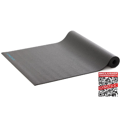 Active Fitnessmat Schwarz 4MM | Gymstick® Active Fitnessmat Schwarz 4MM | Gymstick®